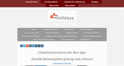 Desktop Screenshot of bestageholidays.de